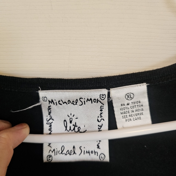 Michael Simon Vintage Beach Vacation Embroidered Patchwork Tshirt Dress - Picture 5 of 7